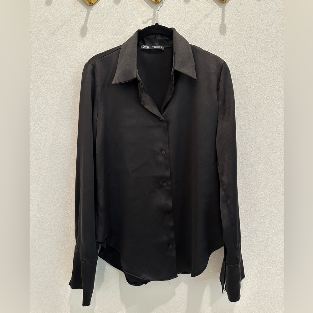 Zara Satin Blouse
